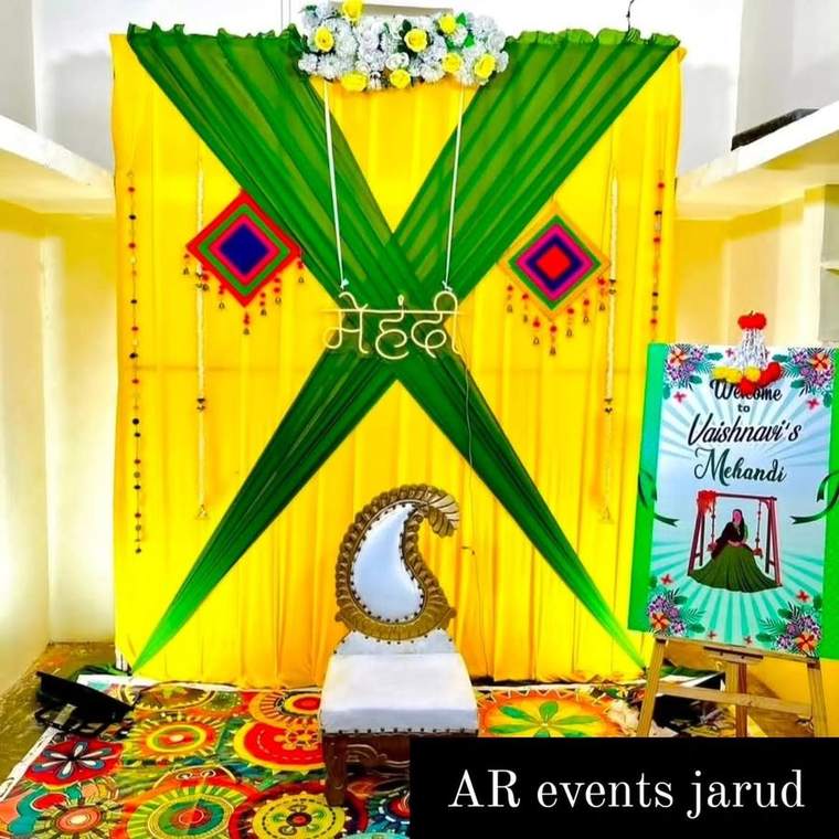 Mehendi Backdrop