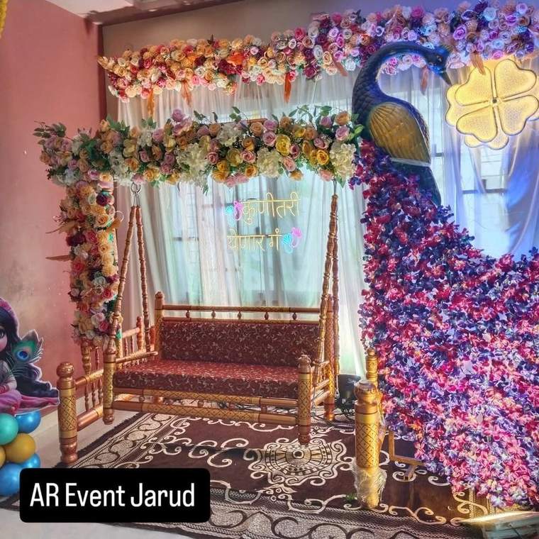 Floral Swing Setup
